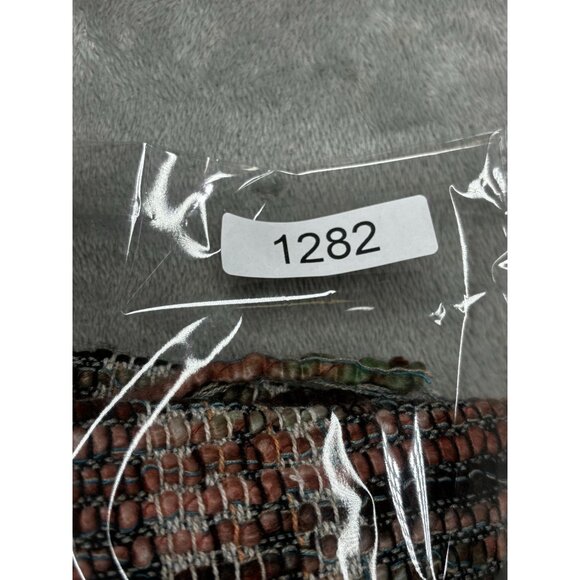 Ett Twa Anthropologie Petites XSP Fringe Hem Plaid Jacket Boho Tweed - Picture 11 of 11